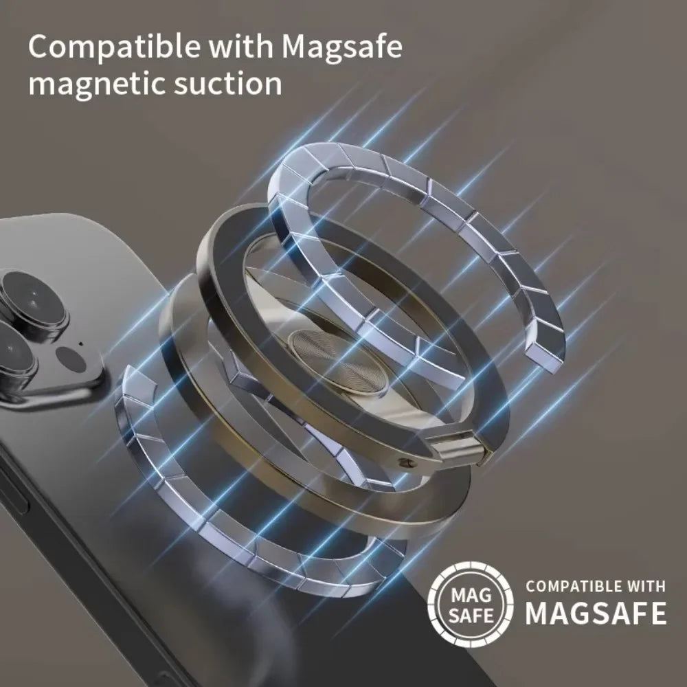 Magnetic Phone Ring Holder Foldable Stand – MagSafe Compatible Phone Ring Stand Babs