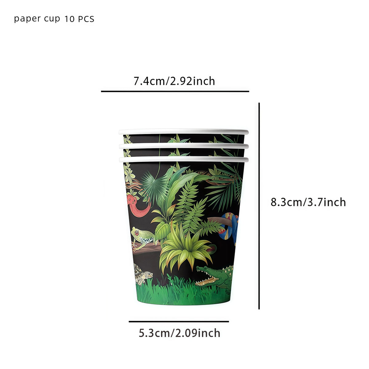 Reptile Party Supplies – Lizard & Snake Tableware Set Party Tableware Set Babs 10pcs cups