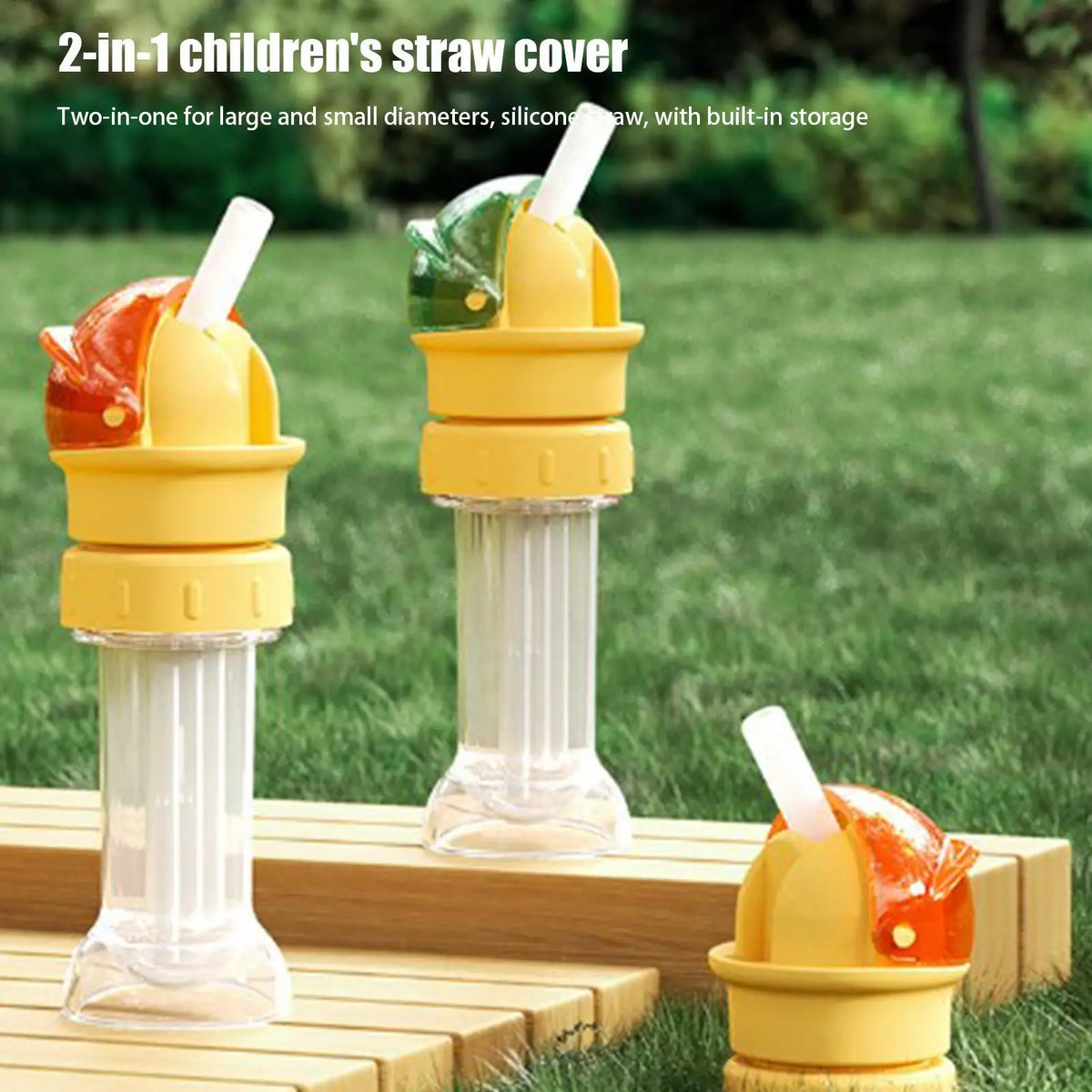 Kids Silicone Bottle Spout Straw Adapter – Leak-Proof & Universal Bottle Straw Adapter Babs