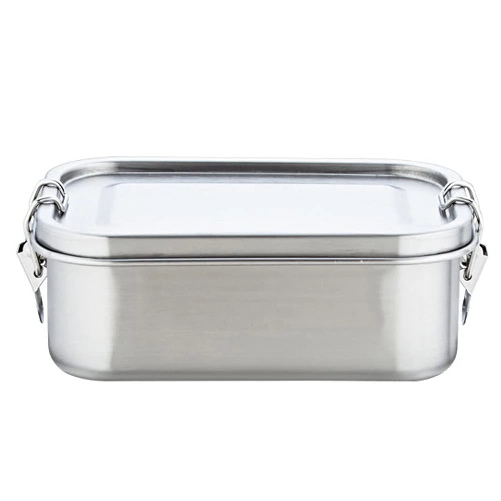 850ml Stainless Steel Lunch Box with Removable Dividers Stainless Steel Lunch Box Babs 1C 850ml