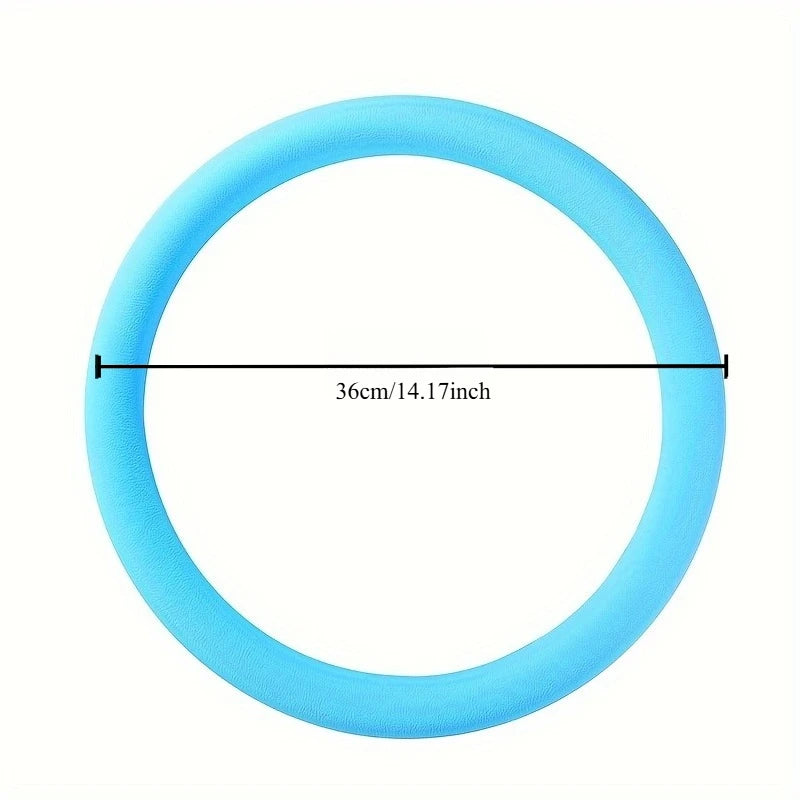 Silicone & Faux Leather Steering Wheel Cover – Round & D-Shape Steering Wheel Cover Babs
