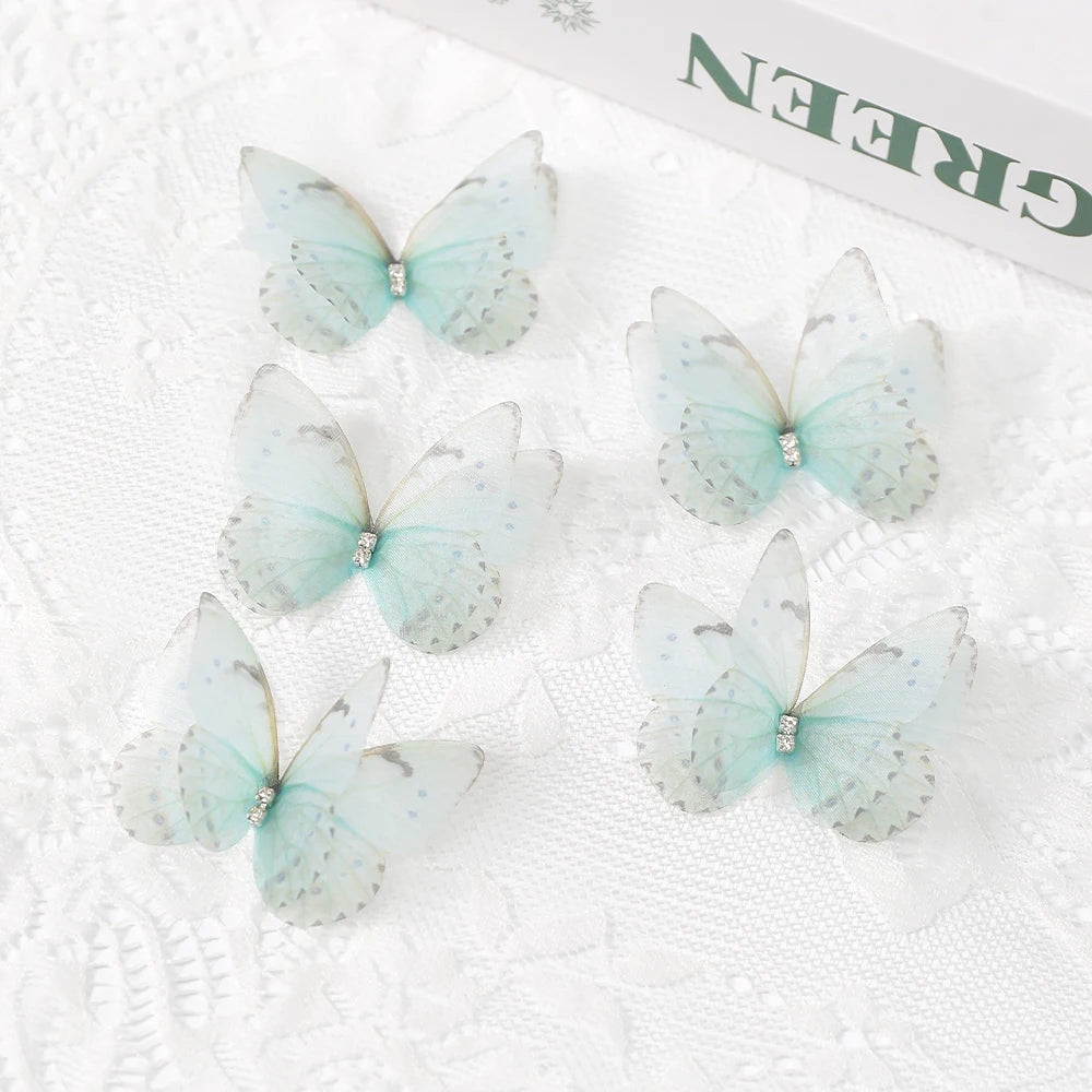 30/50Pcs 5cm Artificial PVC Butterfly Decorations – DIY Craft Artificial Butterfly Decor Babs 09 50Pcs