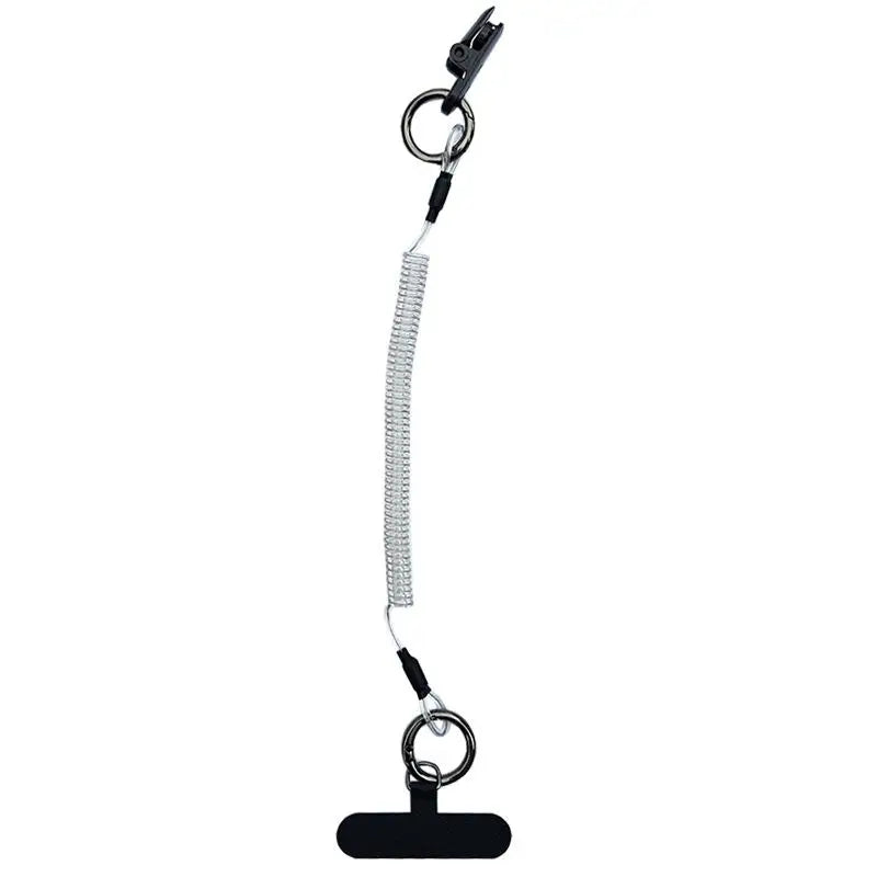 Retractable Coil Keychain Anti-Lost Wrist Strap Lanyard Retractable Safety Lanyard Babs B