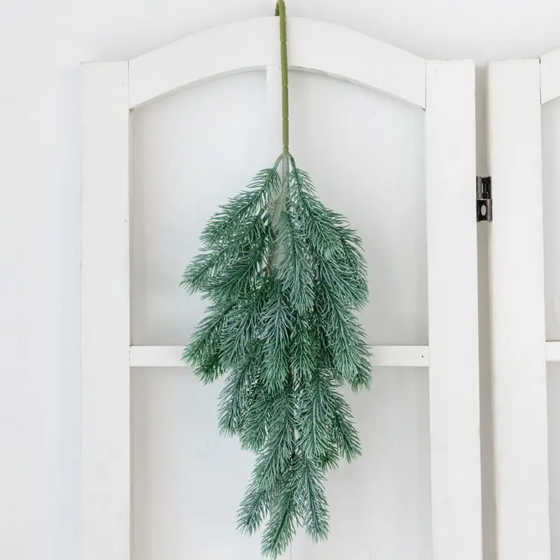 Artificial Pine Needle Vine Christmas Hanging Decor 1-2pcs Artificial Vine Decor Babs Color3 2 pcs