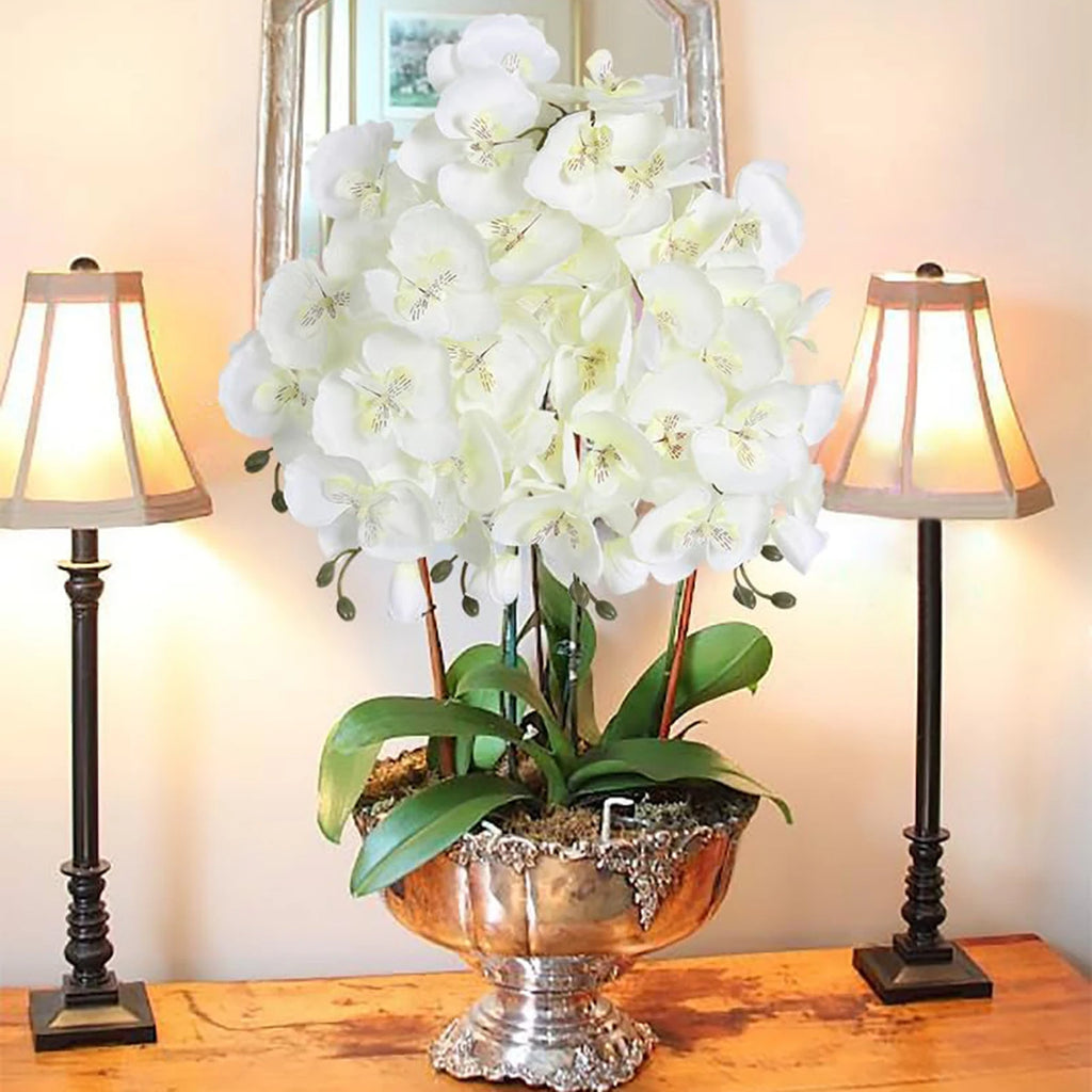 3D Silk Butterfly Orchid Artificial Flower Branch – 1/3 Pcs Artificial Flower Branch Babs