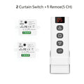 KEBIDUMEI WiFi RF Smart Curtain Switch – Tuya 5-in-1 Remote Smart Curtain Switch Babs 2Receiver 1Remote