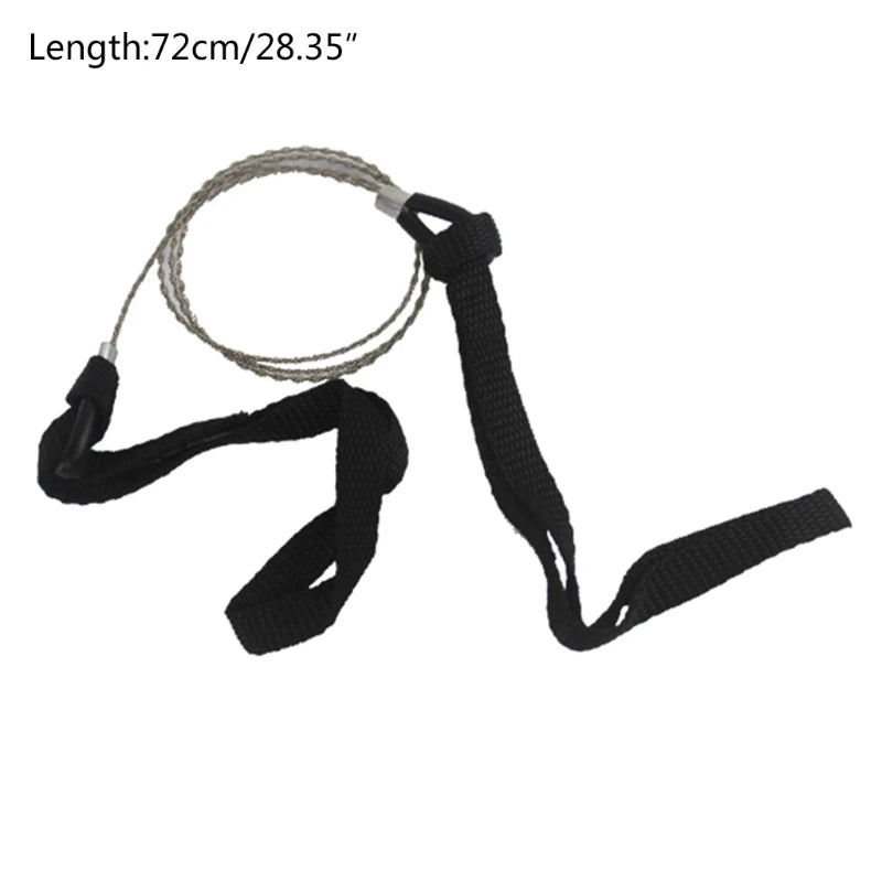 Portable Steel Wire Rope Saw – Camping & Survival Tool Survival Wire Saw Babs