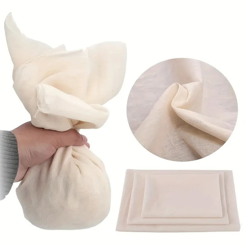 Unbleached Reusable Cheesecloth | Muslin Milk Strainer Cheesecloth Strainer Babs