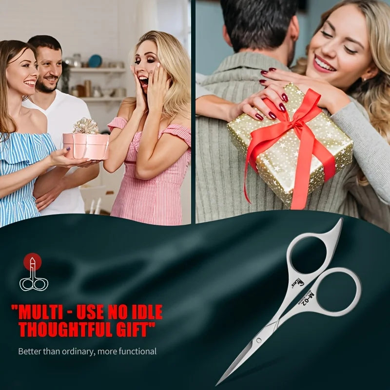Professional Stainless Steel Eyebrow Scissors – Sharp & Ergonomic Eyebrow Scissors Babs