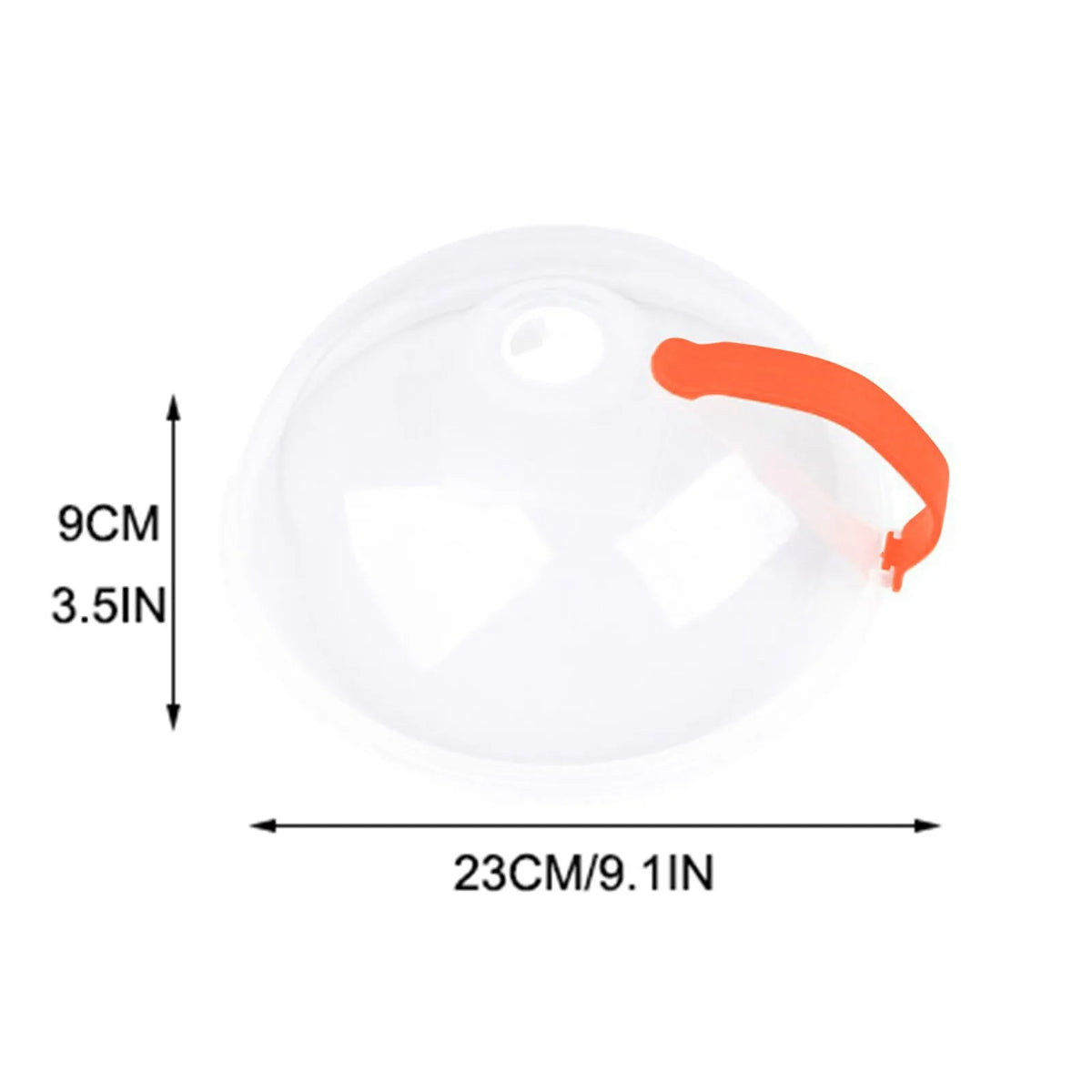 BPA-Free Vented Microwave Splatter Cover with Handle Microwave Splatter Cover Babs
