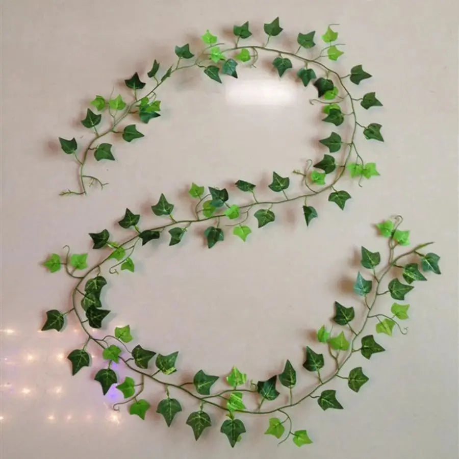 Artificial Silk Leaf Vine for Weddings, Walls & Garden Décor Artificial Leaf Vine Babs style 6 5pcs