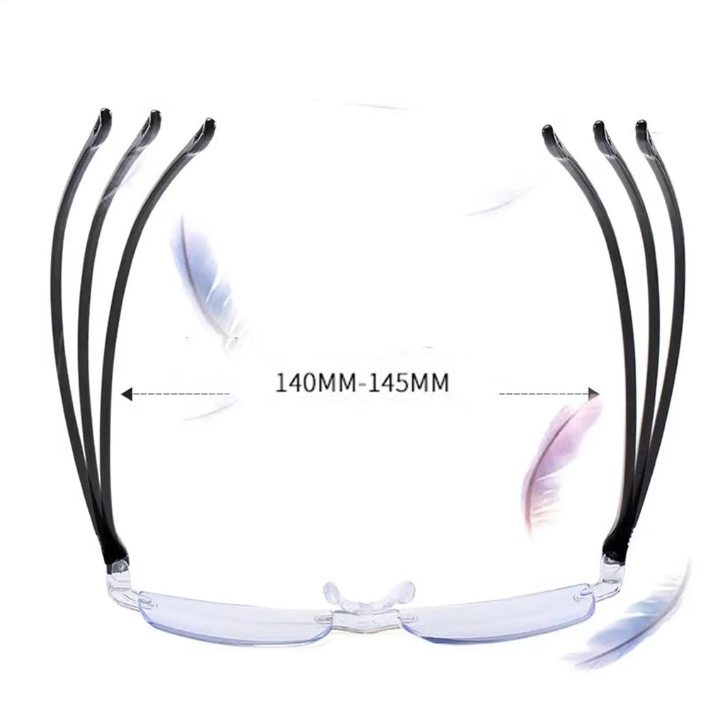 Smart Autofocus Reading Glasses – Anti Blue Light Rimless Reading Glasses Babs