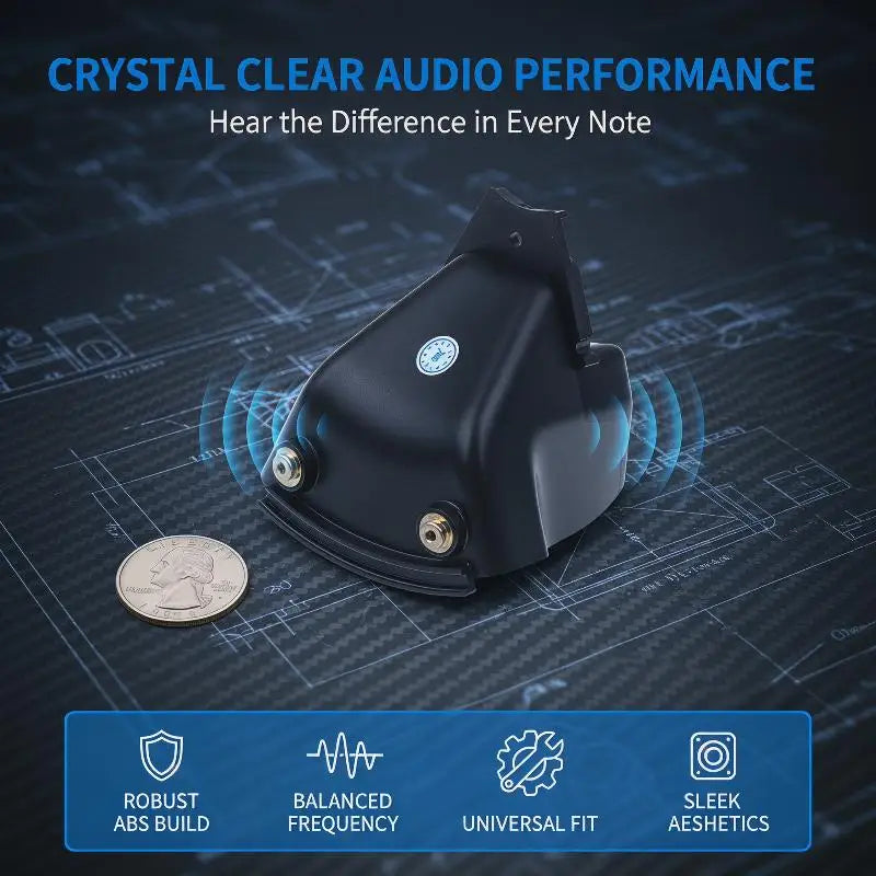 HUXUAN 1-Inch Full-Range Horn Tweeter Speaker – Home & Car Audio Horn Tweeter Speaker Babs