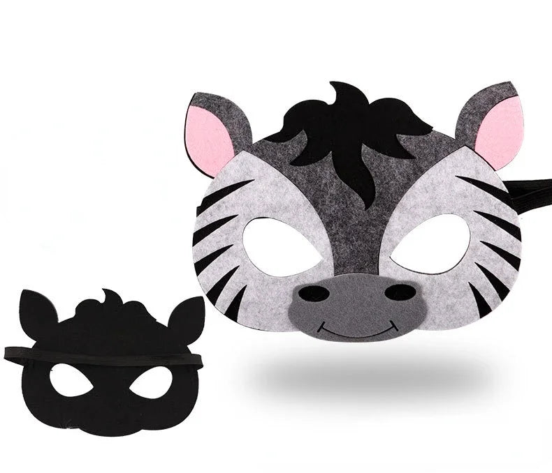 Kids Animal Felt Masks – Birthday, Cosplay & Forest Party Favors