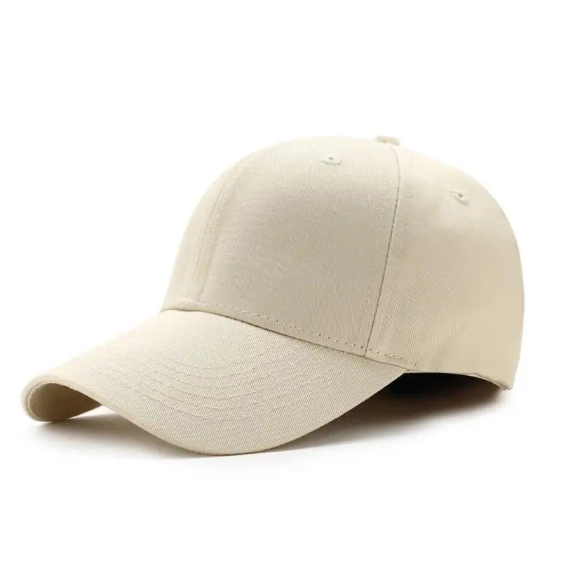 Unisex Adjustable Baseball Cap – Curved Brim Sun Visor Hat Baseball Cap Babs beige