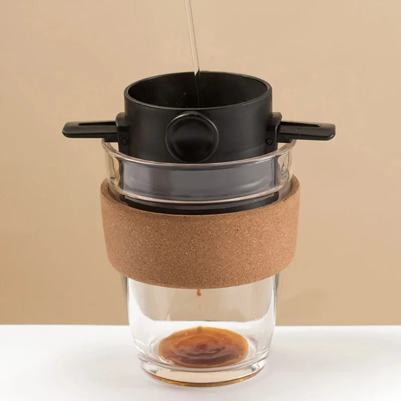Foldable Pour Over Coffee Dripper – Reusable Stainless Filter Pour Over Coffee Dripper Babs