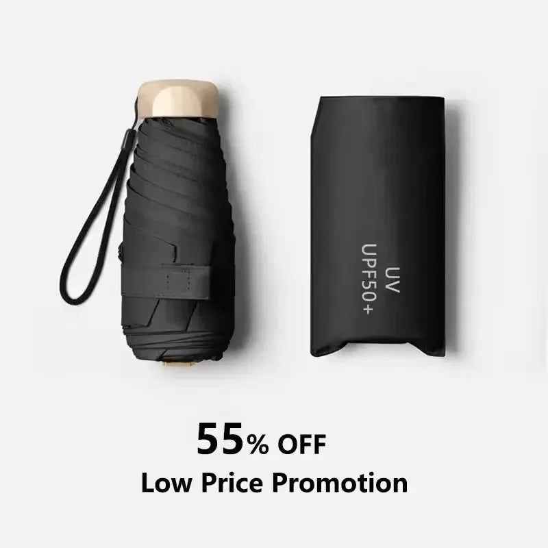 Ultralight Mini Folding Pocket Umbrella with UV Protection Folding Pocket Umbrella Babs