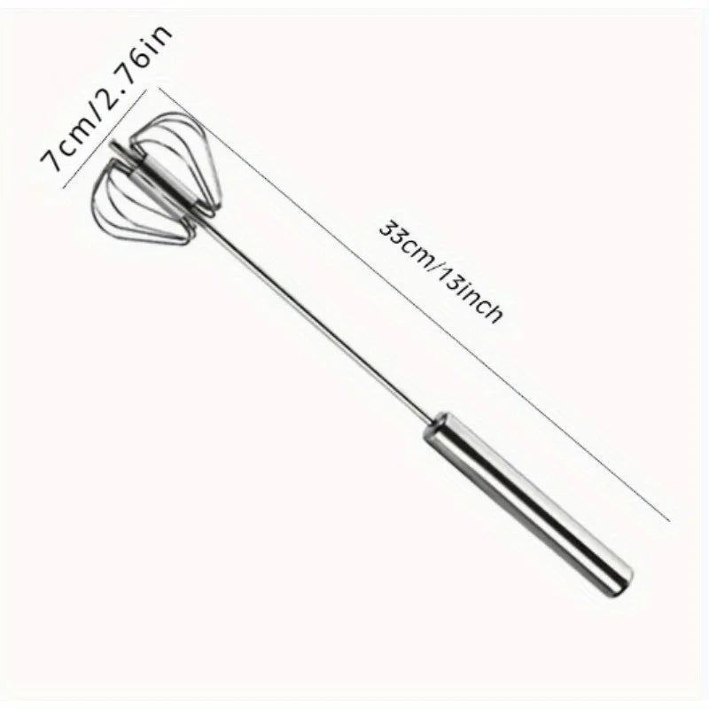 Stainless Steel Dough Whisk & Hand Blending Stick | Baking Kitchen Whisk Babs 1pc