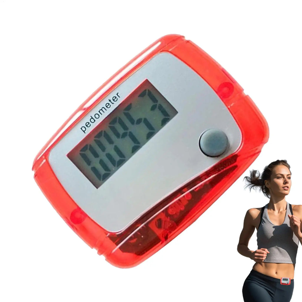 Clip-On Step Counter Walking Pedometer for Fitness & Travel Walking Pedometer Babs