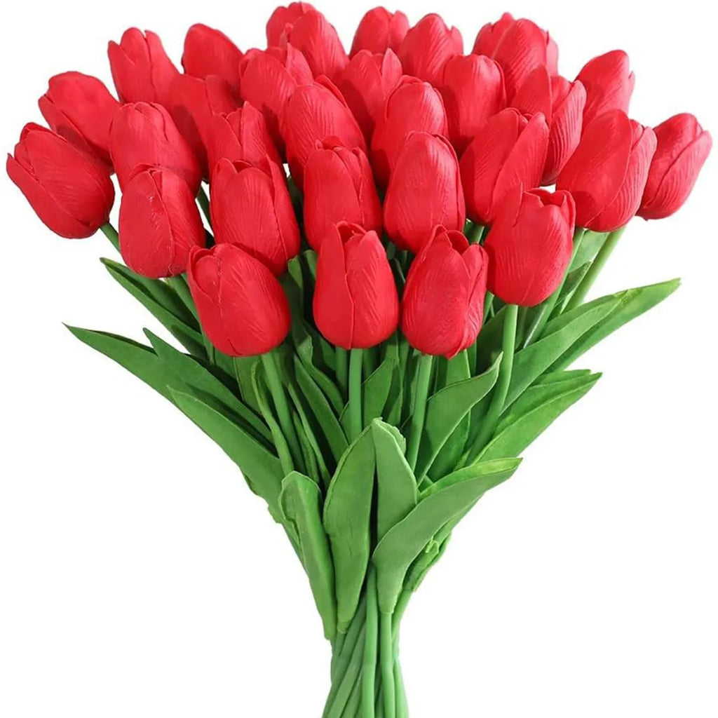 Realistic Artificial Tulip Flowers – Wedding & Home Décor Artificial Flowers Babs color 6 5 pcs