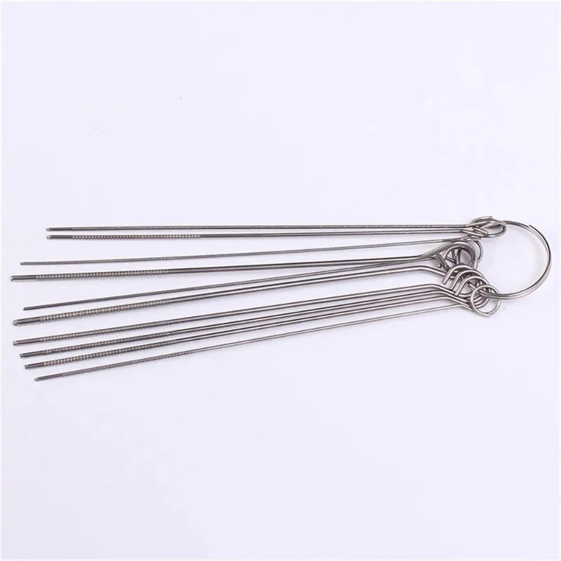 10-Pc Stainless Steel PCB Desoldering Needle Set 0.7–1.3mm Desoldering Needle Set Babs