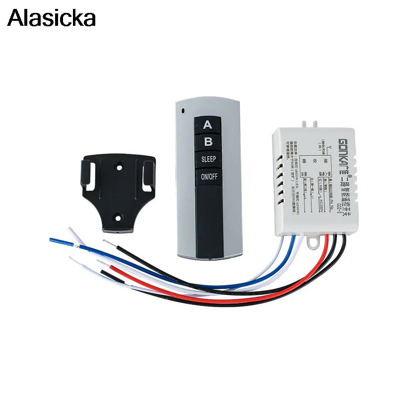 220V Wireless Remote Control Switch 1/2/3 Channel RF 433MHz Remote Control Switch Babs