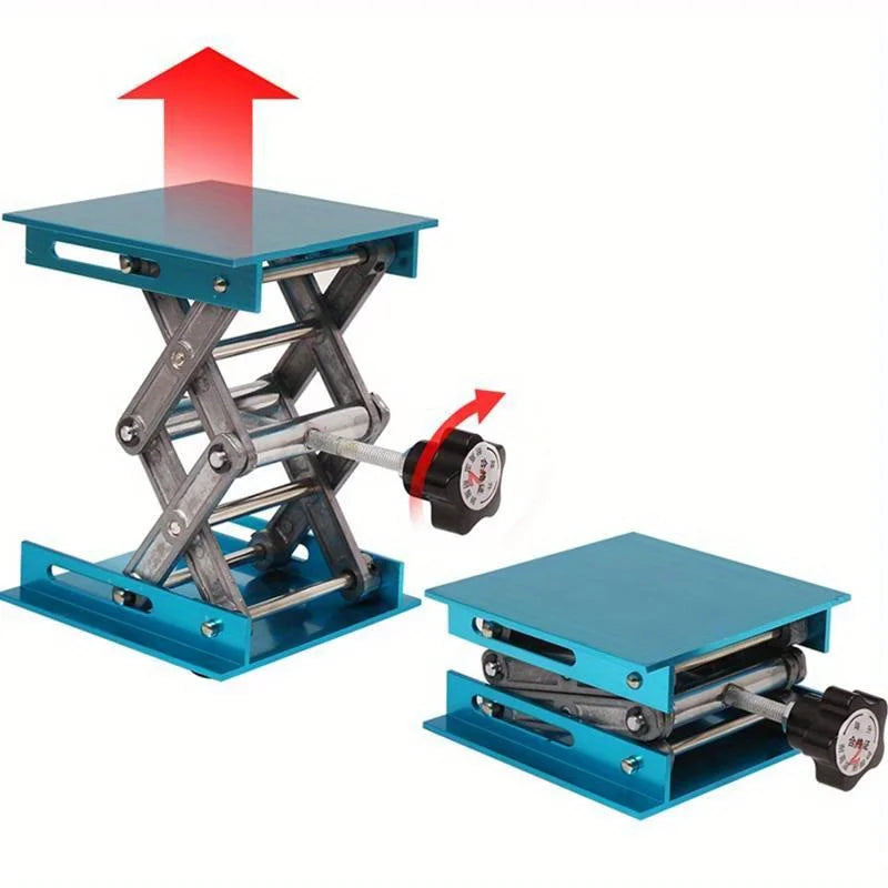 4"x4" Aluminum Lab Lift Platform | 100x100mm Router Lifting Stand Router Lift Platform Babs