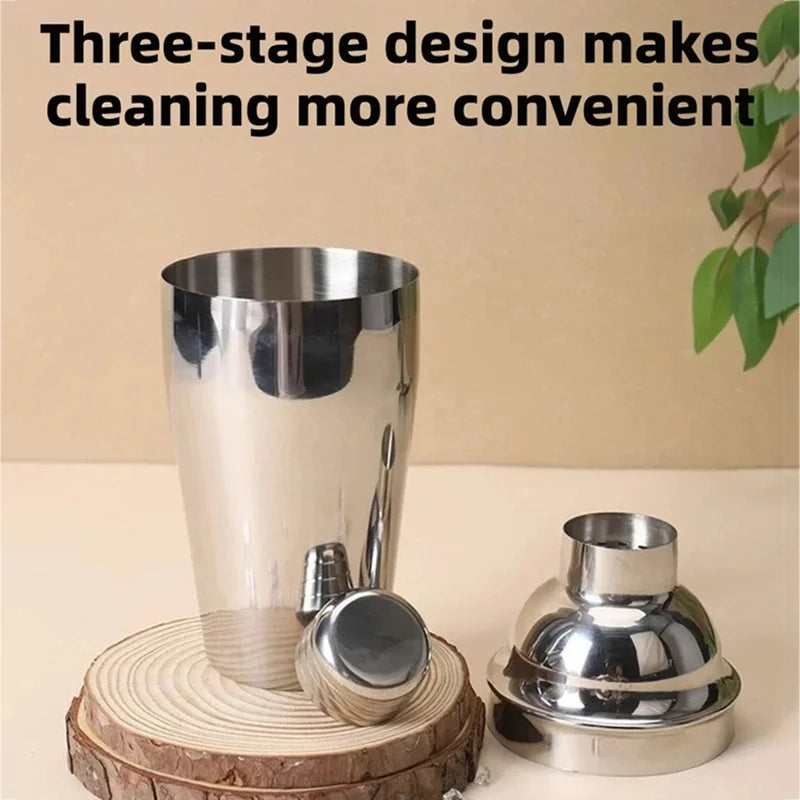 Boston Stainless Steel Cocktail Shaker 350/550/750ml Bar Tool Cocktail Shaker Babs