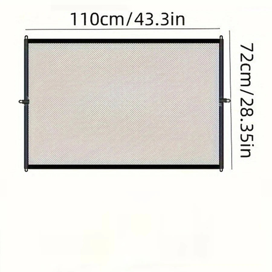 Portable Dog Safety Gate – Nylon Mesh, No Drilling Required Pet Safety Gate Babs 110x72cm S