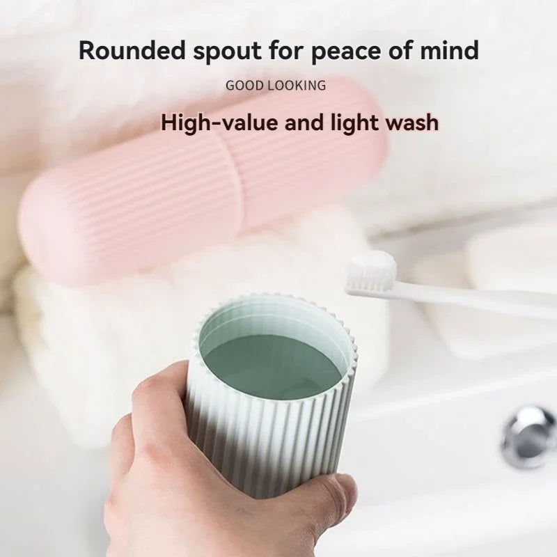 Travel Toothbrush & Toothpaste Holder Case – Portable Storage Box Toothbrush Travel Case Babs