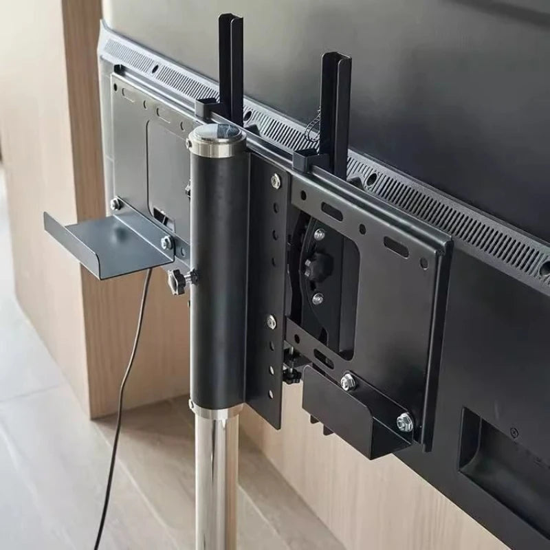 Modern Rolling TV Stand with Wheels – 40 to 65 Inch Universal Rolling TV Stand Babs