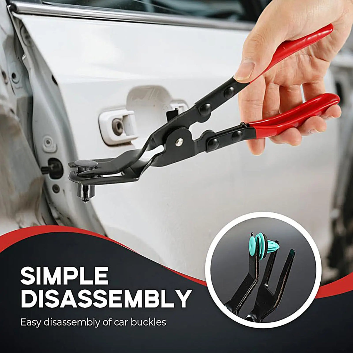 Car Trim Clip Removal Pliers – Door Panel & Dash Remover Tool Clip Removal Pliers Babs