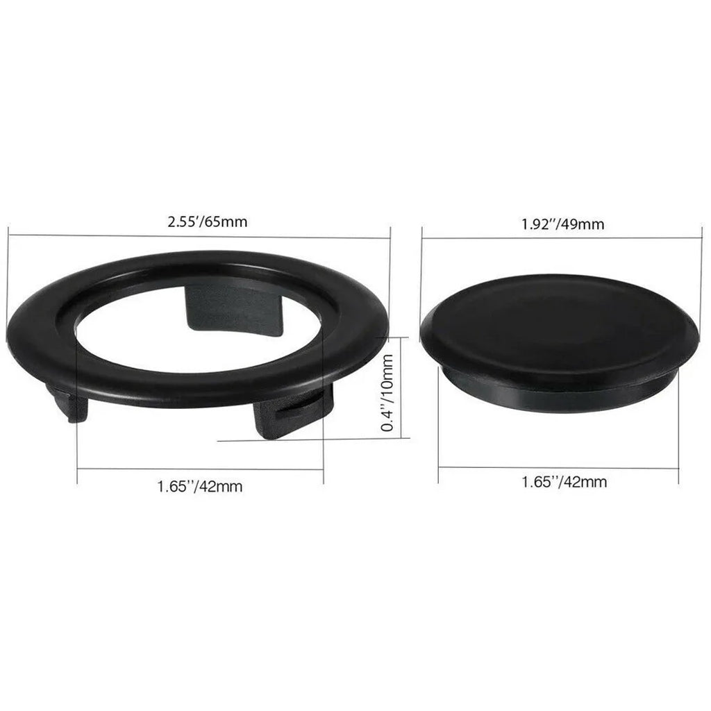 Patio Table Umbrella Hole Ring & Cap Cover Set – 2 Pack Umbrella Hole Cover Babs