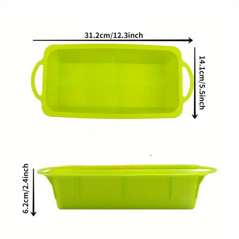 Rectangular Silicone Cake Mold – Non-Stick Bread & Toast Pan Silicone Baking Mold Babs