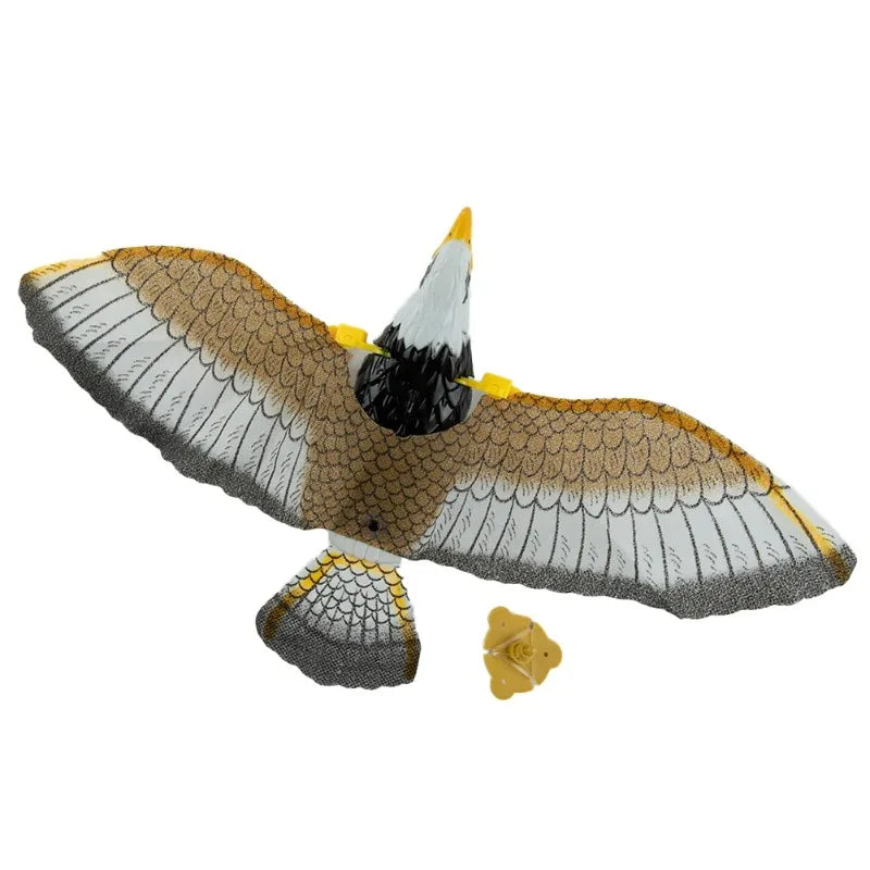 Hanging Eagle Bird Deterrent – Realistic Hawk Scarecrow Decoy Bird Deterrent Decoy Babs