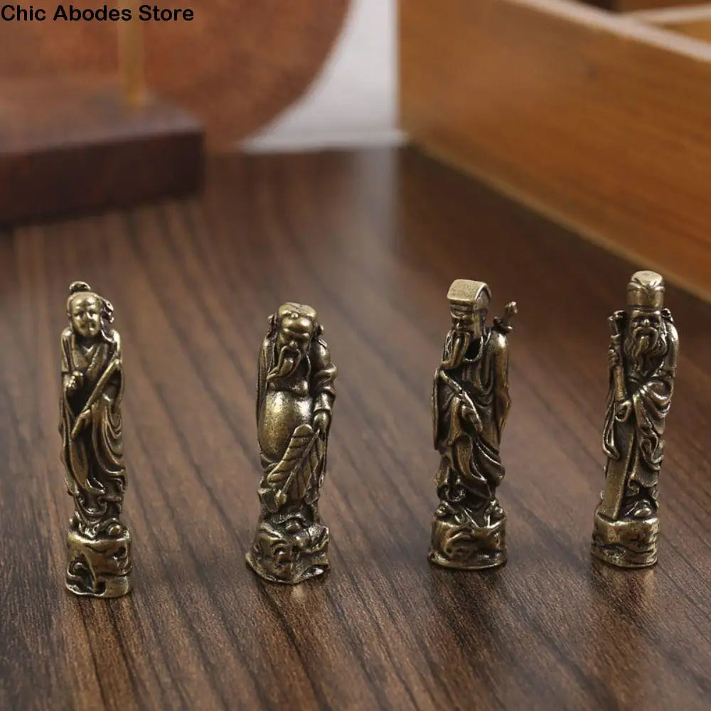 Handmade Copper Buddha Sculpture Pendant & Miniature Décor Buddha Figurine Babs