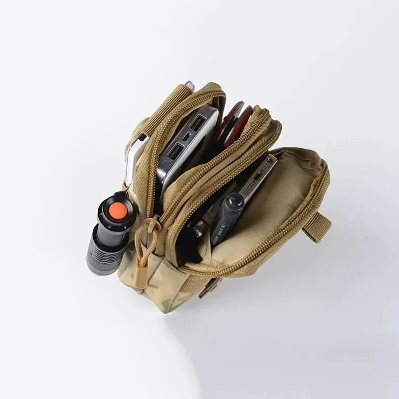 Men's Tactical Camouflage Fanny Pack – Lightweight Belt Pouch Tactical Fanny Pack Babs