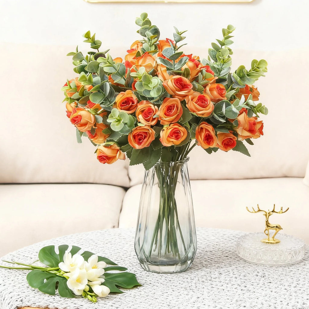 Silk Rose Artificial Bouquet – Wedding & Home Décor Gift Artificial Flower Bouquet Babs