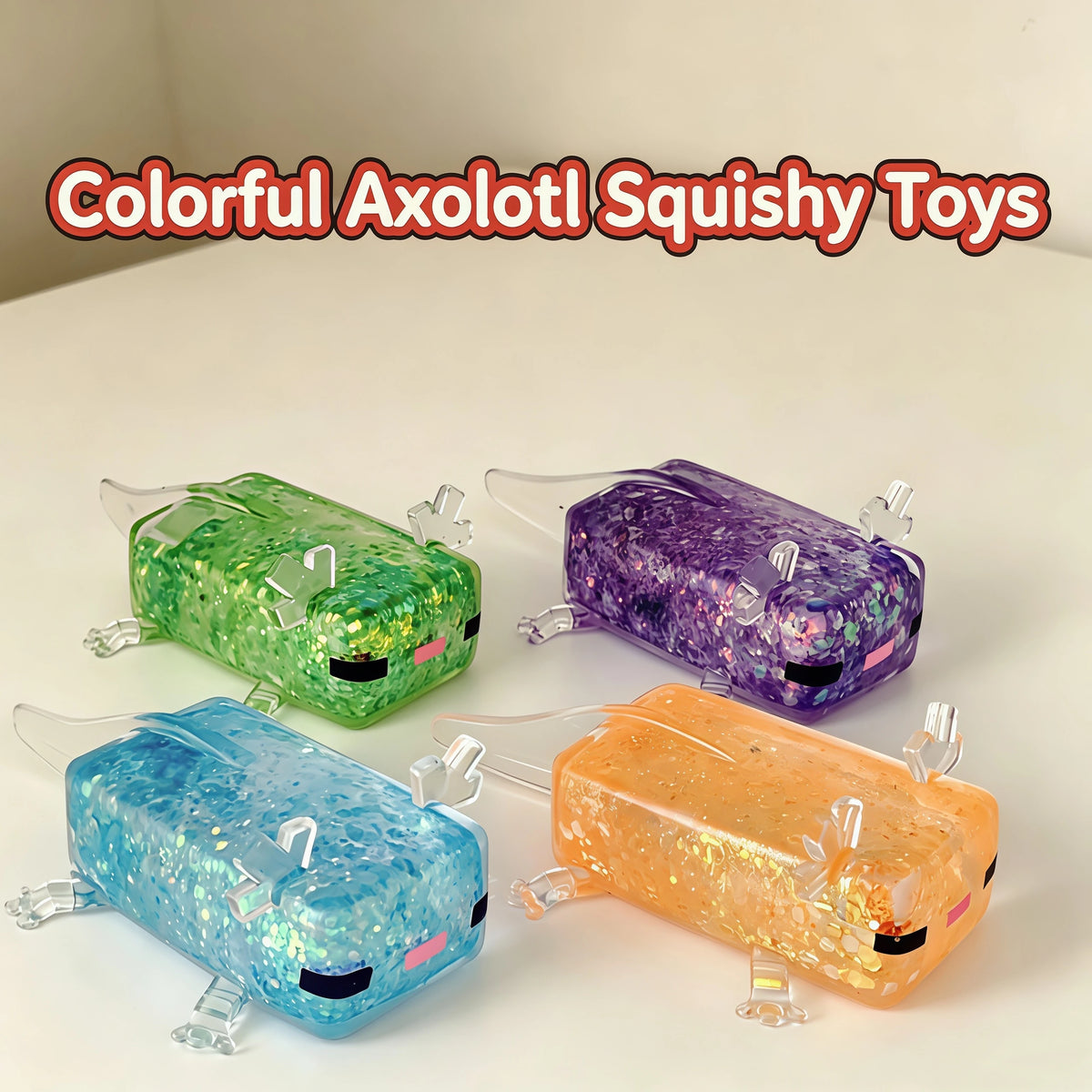 Axolotl Squishy Squeeze Toy – Slow Rebound Fidget & Gift Squishy Fidget Toy Babs