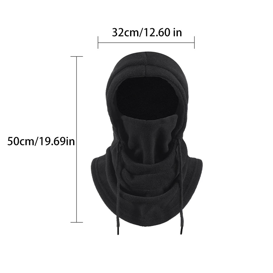 Unisex Winter Balaclava Knit Hood – Windproof Riding Warm Cap Winter Balaclava Hood Babs