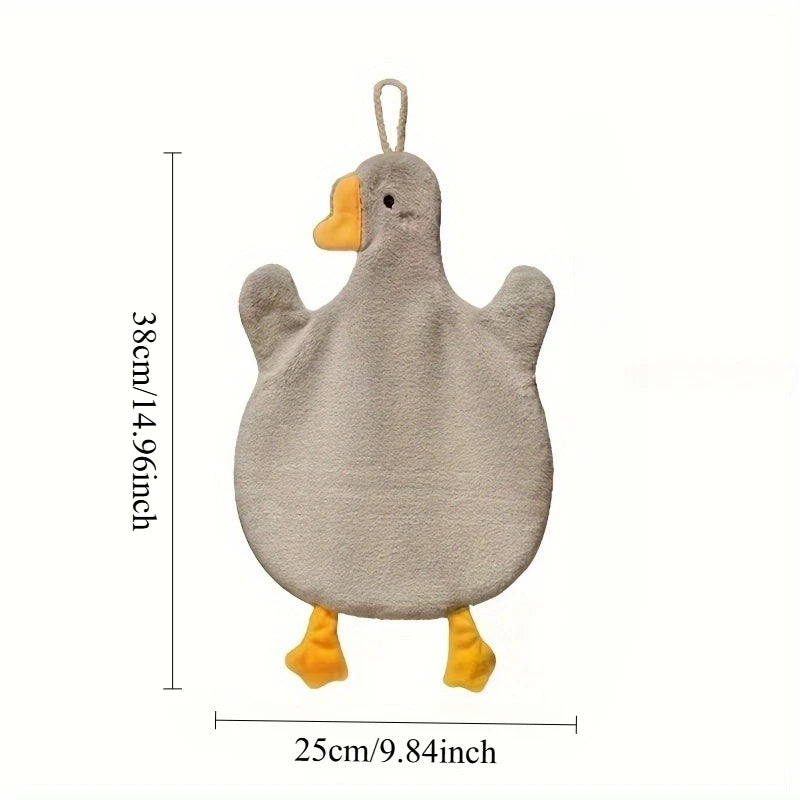 Cartoon Duck Hanging Hand Towels – Kitchen & Bathroom Décor Decorative Hand Towel Babs
