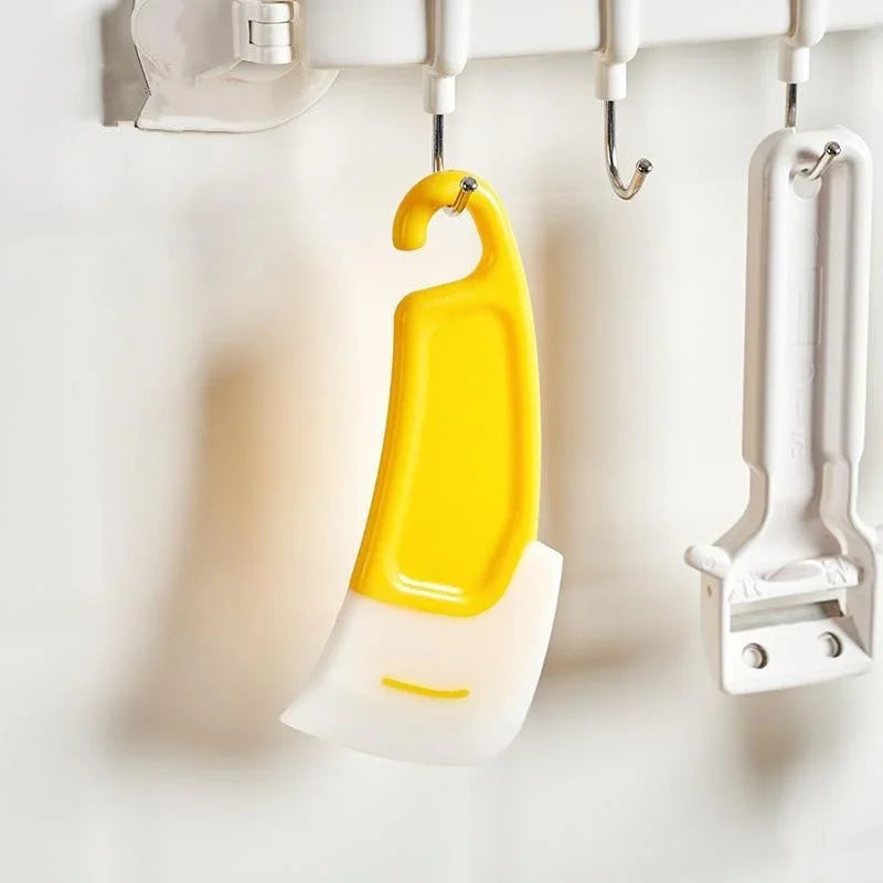 Silicone Kitchen Scraper Spatula – Pan & Dish Cleaning Tool Kitchen Scraper Spatula Babs