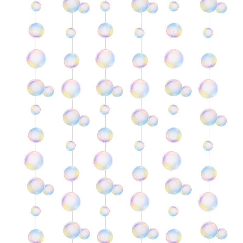 3M Mermaid Bubble Garland Banner | Ocean Party Decoration Party Hanging Banner Babs