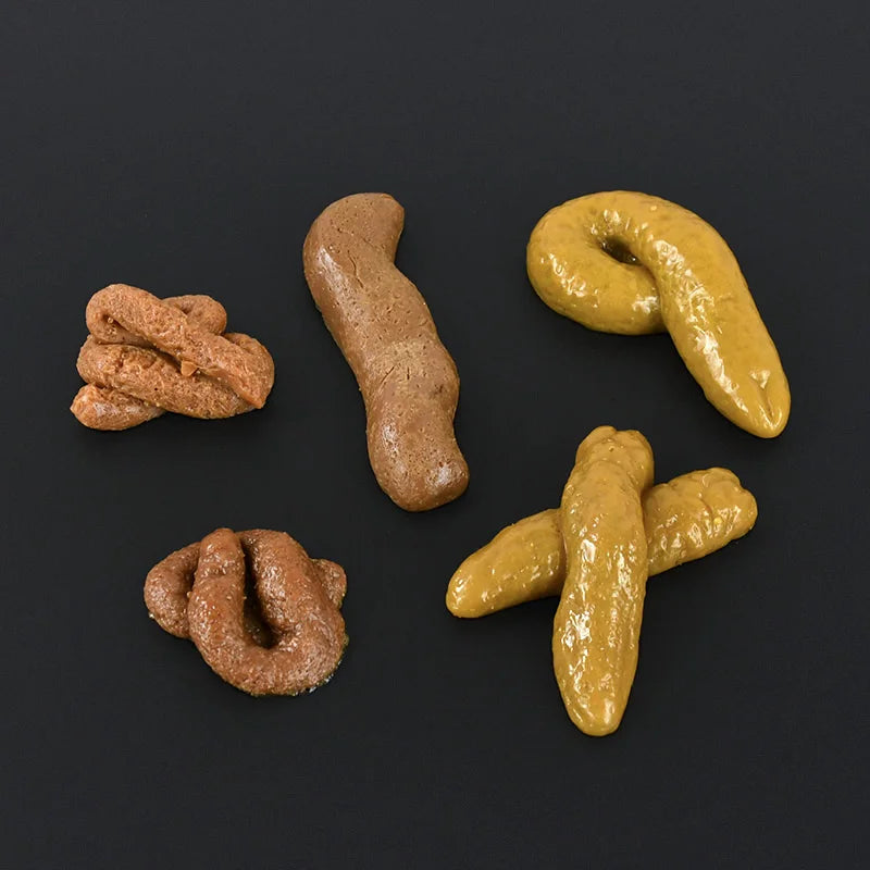 Realistic Fake Poop Prank Toy – Squishy Rubber Turd Joke Prop Novelty Prank Toy Babs