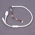 10-Pin PoE RJ45 IP Camera Tail Cable 65cm | HUXUAN PoE Camera Cable Babs White