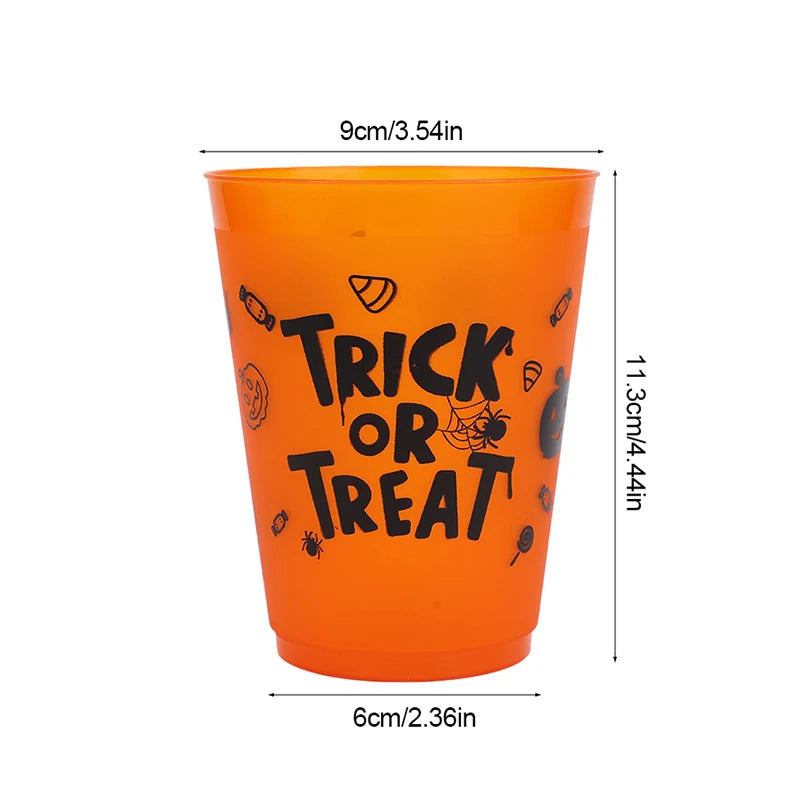 Halloween Skull Plastic Cups Boo Party Drinkware 8/16 Pack Halloween Party Cups Babs