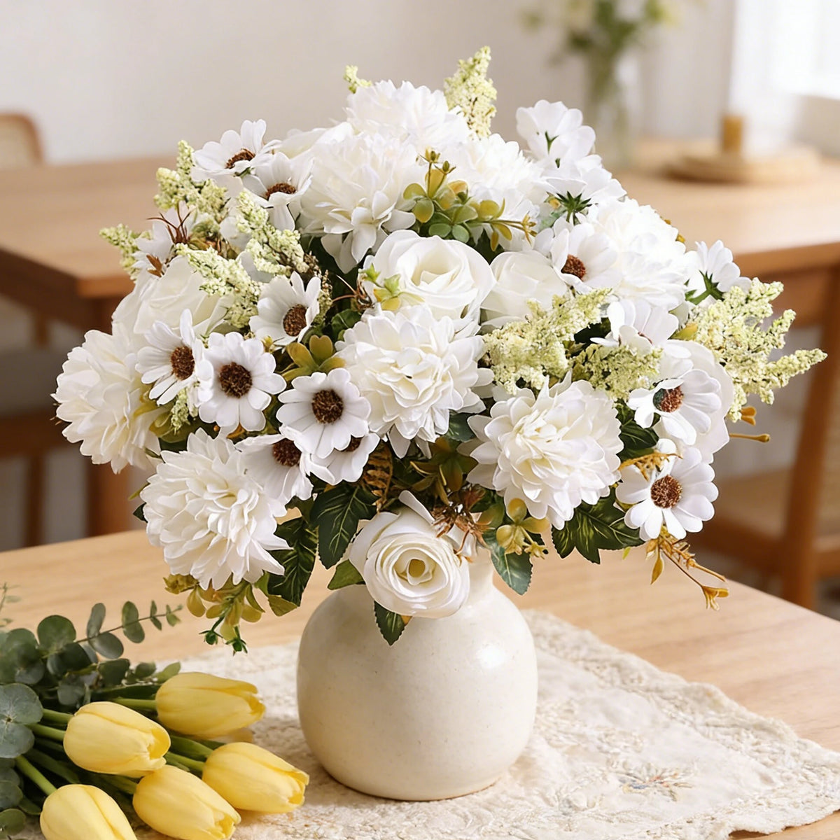 Artificial Silk Rose Bridal Bouquet – Wedding & Home Decor Artificial Flower Bouquet Babs