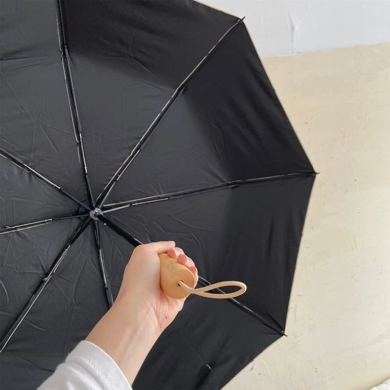 Polka Dot Foldable Umbrella UPF 50+ UV Protection Parasol Foldable UV Umbrella Babs