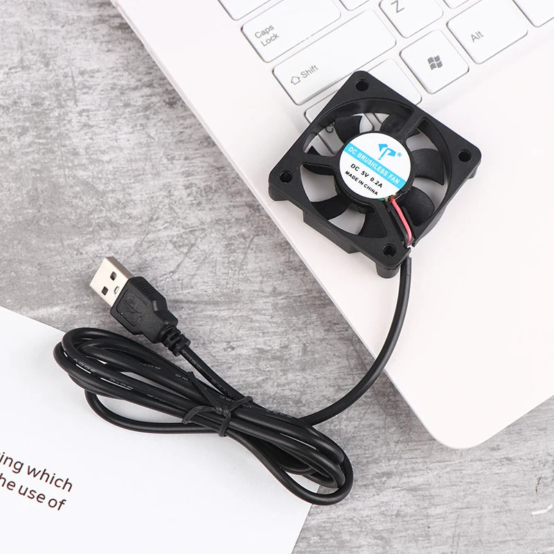 DC5010 Silent 5V USB Cooling Fan 50x50mm Replacement Part PC Cooling Fan Babs