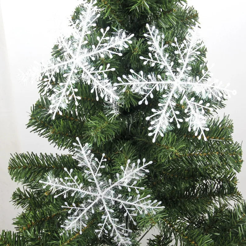Plastic Snowflake Ornaments – Christmas Tree & Winter Decor Christmas Ornaments Babs
